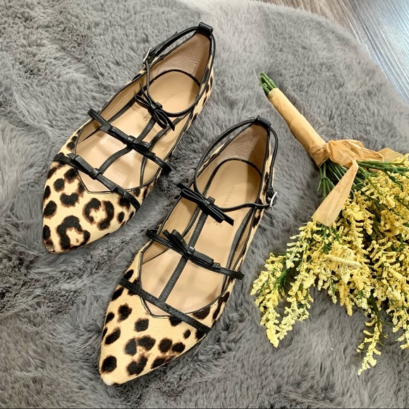 Banana Republic Shoes - Banana Republic leopard print pointed toe flats